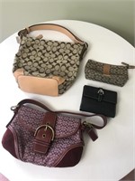 Collection of Coach Bags and Accessories w Logos