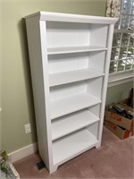White Adjustable Book Shelf