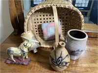 Group of Antique Style Decorative Objects