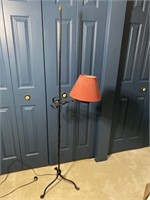 Adjustable Wrought Iron Floor Lamp