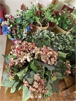 4 Silk Flower Arrangements