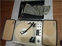 KLH Model II portable turntable/FM radio