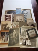Lots of vintage pictures and frames