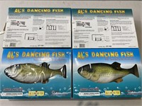 4 x Al’s Dancing Fish NOS