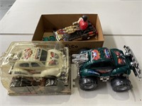 3 x toy cars/trucks