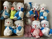 Box lot containing dolls