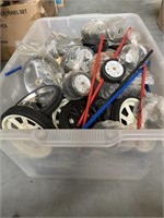 Box lot containing a quantity of wheels