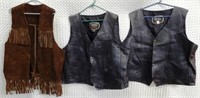 Leather / Suede Vests (3)