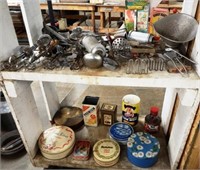 Vintage Kitchen Utensils, Tins & More