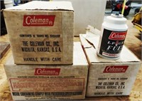 New Old Stock Coleman LP Gas Fuel (18) Cans