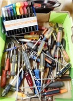 Large Lot of Screwdrivers & Chisels