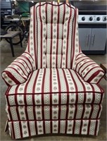 Upholstered Stationary Arm Chair