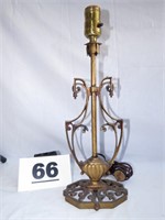 METAL LAMP BASE, 16" HIGH
