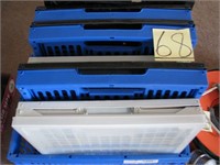 7 Foldable Plastic Crates