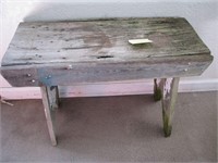 Old Wooden Bench approx. 19" tall