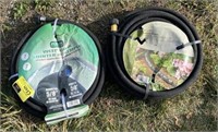 2 5/8” diameter 50’ long garden hoses