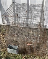 2ct animal cage lot measuring 30 1/2 x 22 x 17”