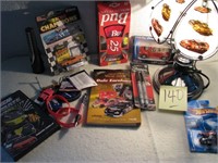 Touch Lamp, Hot Wheels & Misc Items