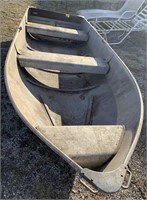 141 x 52” Mitchell aluminum boat