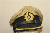 German Kriegsmarine (Navy) Officers Hat - Repro