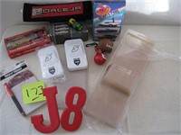 Large Flat of Hot Wheel Holders, + Misc Items