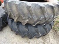(3) Used Tractor Tires