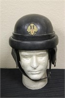 WW2 Era Spanish Tankers Helmet w/ Correct Badge