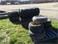 (2) Firestone Tires w/rims 18 4x34