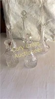 (8)  Lead Crystal Decanters