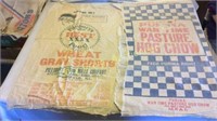 (2) Pillsbury's Wheat Bag, & Purina War Time