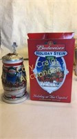Budweiser Holiday Stein 2001 Holiday At The