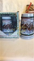 Budweiser Special Delivery 1993 Holiday Stein