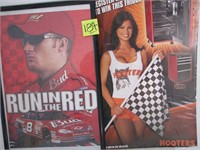 Run in the Red Dale Jr. & Hooter's poster
