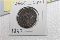 1847 Large Cent