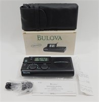 Bulova Night Vision Alarm Clock in Box