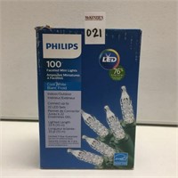 PHILIPS  100 FACETED MINI LIGHTS (COOL WHITE)