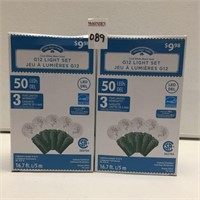HOLIDAY TIME G12 LIGHT SET (COOL WHITE)