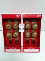 2 PIECE STOCKING BELL HOLDERS SET OF 2