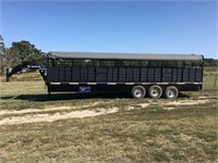 GOOSENECK 28' CATTLE TRAILER