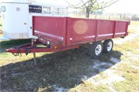 12' U-DUMP HYDRAULIC DUMP TRAILER