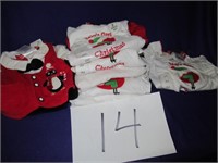 Baby Christmas Rompers 3M & 6M (See Pics)