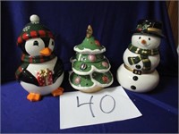 New Ceramic Holiday Cookie Jars