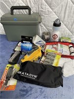 Survival Kit; Water Purification, Light, First Aid