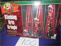 Klimbing Kris Kringle 4ft Ladder Animated Toy