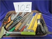 Box Lot Tools (Scrapers, Scissors, Pliers, Files)