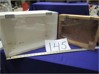 2 Home Made Display Cases