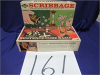 Vintage Scrabble / Scribbage games
