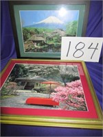 2  Oriental Framed Photo