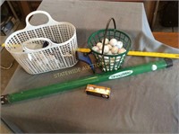 Golf balls & Shag Stick