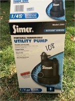 Simer Portable Utility Pump